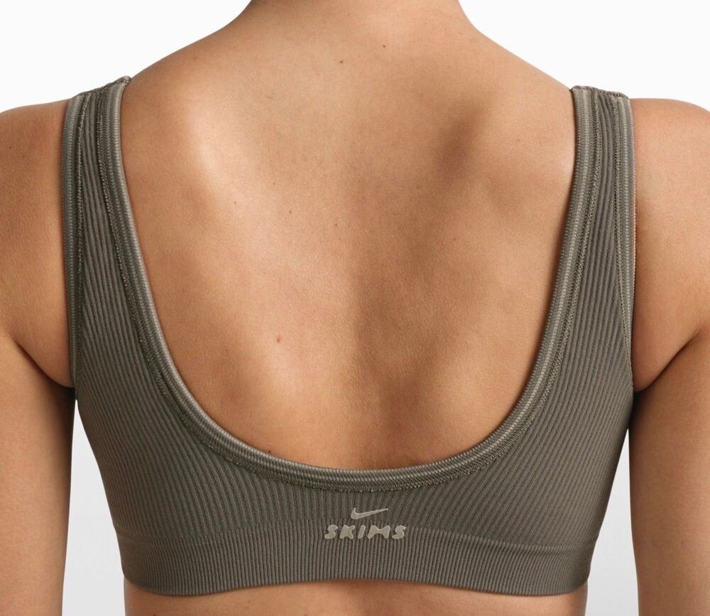 Nike x SKIMS Ribbed Seamless Micro-Scoop Bra